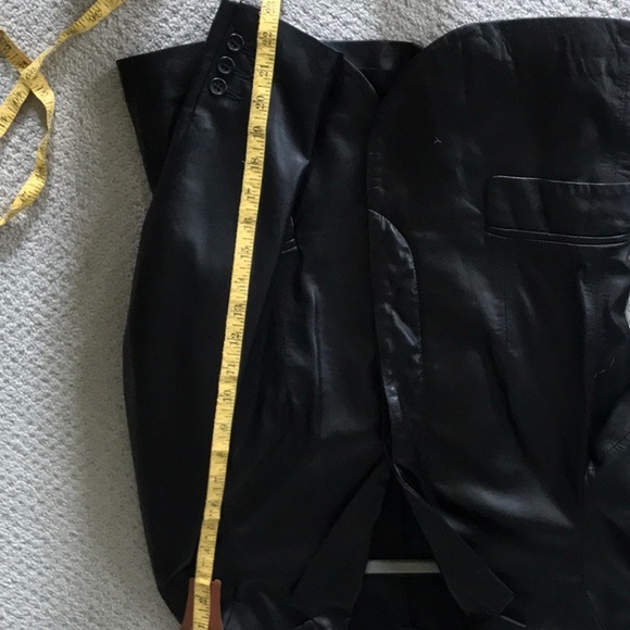 Theory lamb leather jacket 4 - Picture 7 of 9